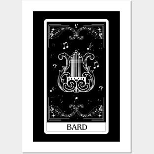 Bard Tarot Card D&D Nat 20 Dungeons & Dragons Posters and Art